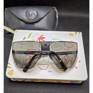 Gargoyles Sunglasses Vtg. Terminator Model Soft Case Blk/Blk 85 mm Superb Cond.